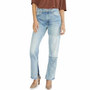 ÉTICA Cecilia Split Leg Slim Straight Jeans in Vista Point